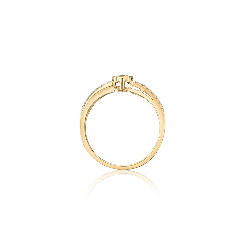 LNLR0464 modern natural diamond ring IGI certified Nova Lustre