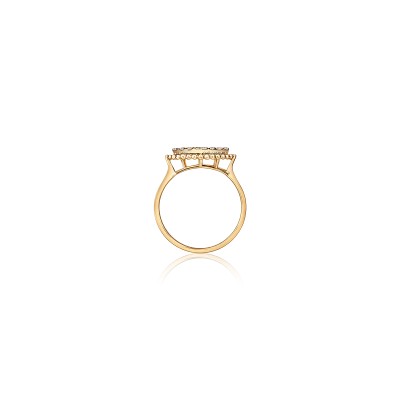 LNLR0431 real diamond ring IGI approved Nova Lustre jewellery