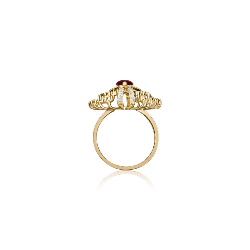LNLR0445 natural diamond ring design IGI certified Nova Lustre