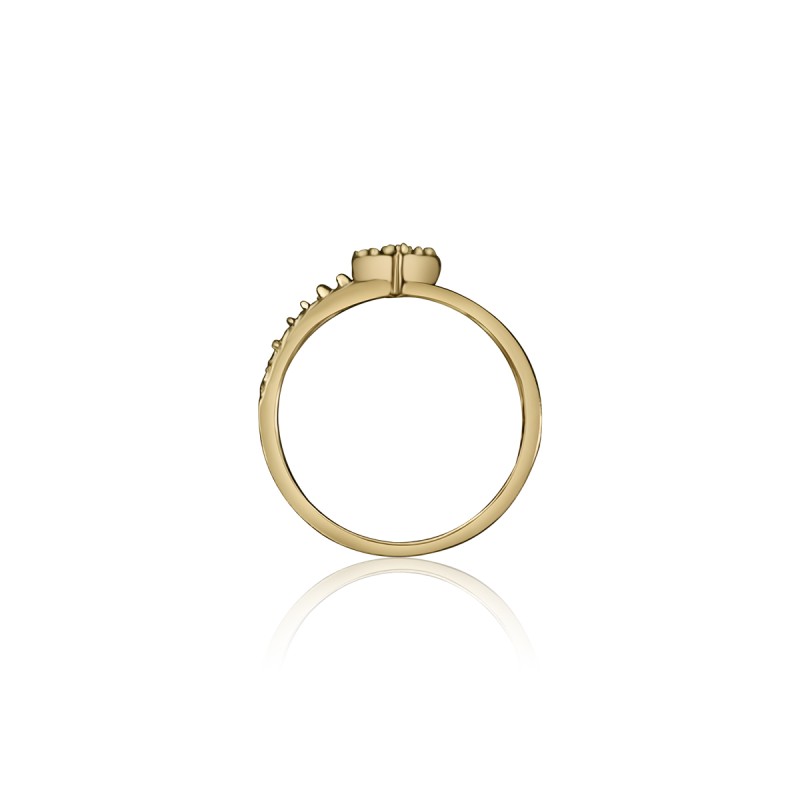 LNLR0468 natural diamond ring with IGI certification Nova Lustre