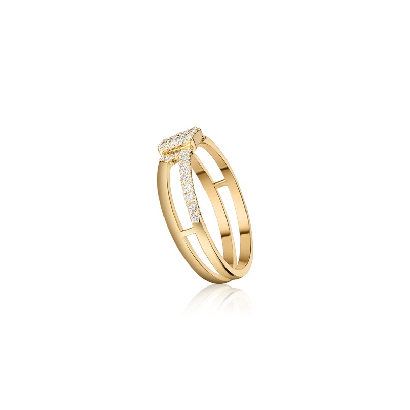 LNLR0438 premium IGI certified diamond ring Nova Lustre