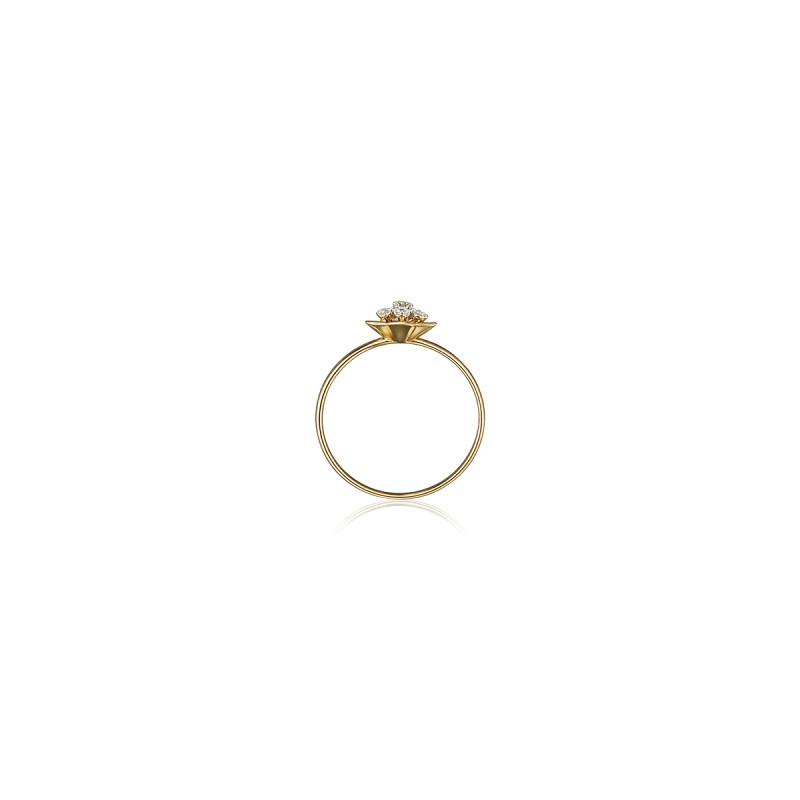 LNLR0460 real diamond ring with IGI certification Nova Lustre