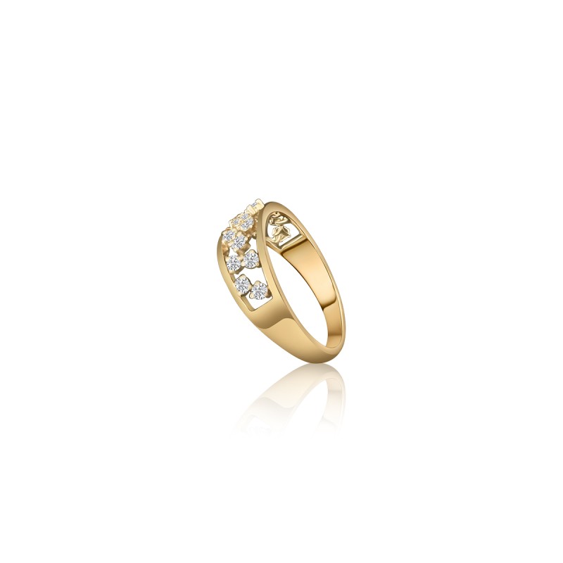 LNLR0449 elegant IGI certified diamond jewellery ring Nova Lustre