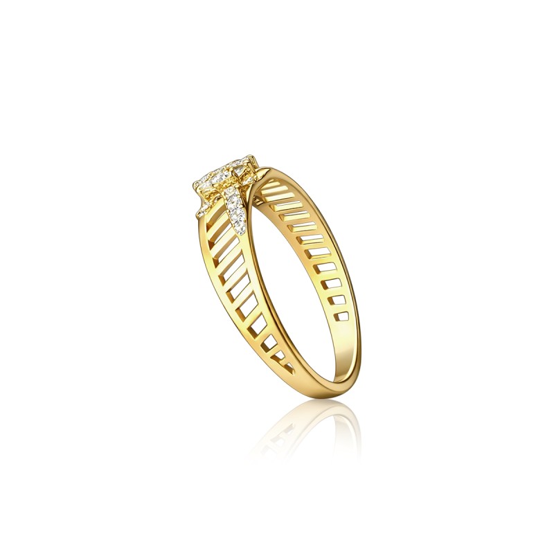 LNLR0457 classic real diamond jewellery ring Nova Lustre