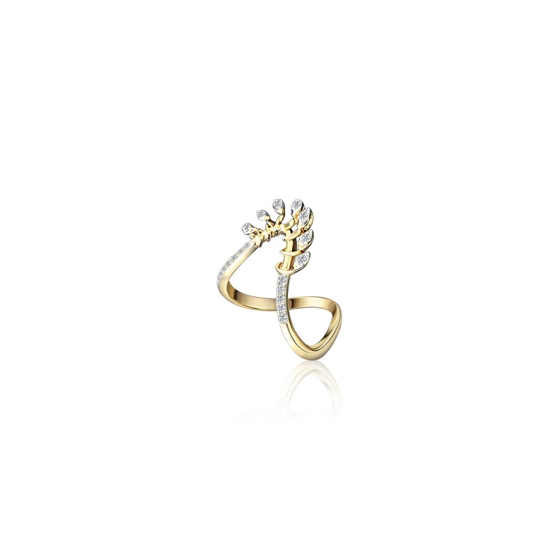 LNLR0592 real diamond ring IGI certified Nova Lustre