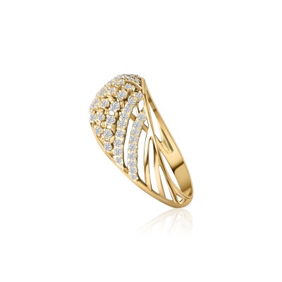 LNLR0598 luxury IGI certified diamond ring Nova Lustre