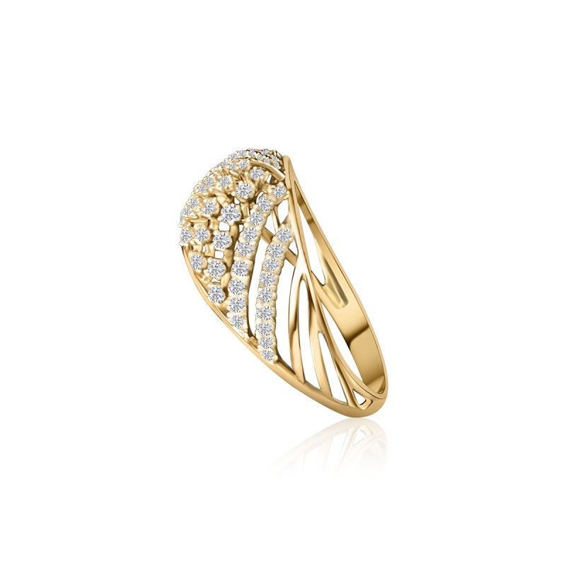 LNLR0598 luxury IGI certified diamond ring Nova Lustre