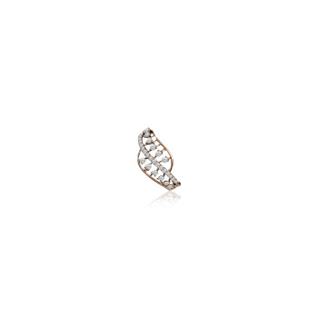 Twisted Teardrop Lattice Real Diamond Women Ring LNLR0616 | IGI CERTIFIED