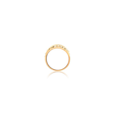 Twisted Teardrop Lattice Real Diamond Women Ring LNLR0616 | IGI CERTIFIED