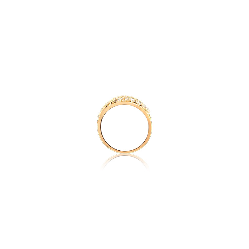 Twisted Teardrop Lattice Real Diamond Women Ring LNLR0616 | IGI CERTIFIED