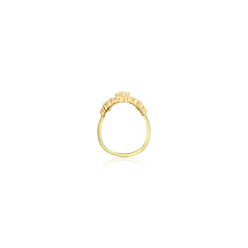 Trilogy Arch Natural Diamond Women Ring LNLR0624 | IGI CERTIFIED