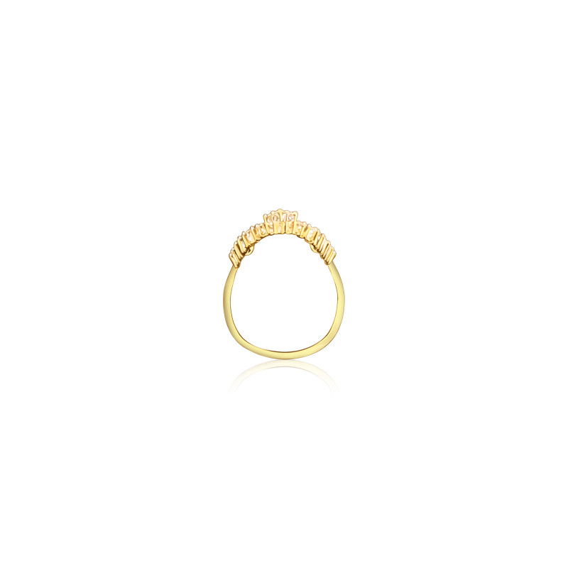 Trilogy Arch Natural Diamond Women Ring LNLR0624 | IGI CERTIFIED