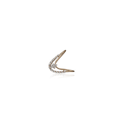 Trilogy Arch Natural Diamond Women Ring LNLR0624 | IGI CERTIFIED
