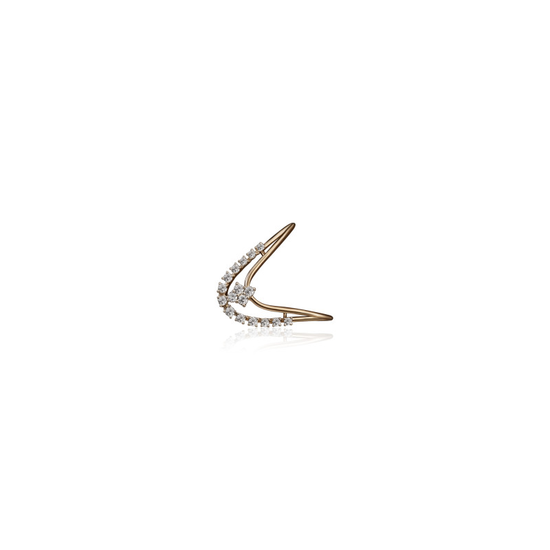 Trilogy Arch Natural Diamond Women Ring LNLR0624 | IGI CERTIFIED