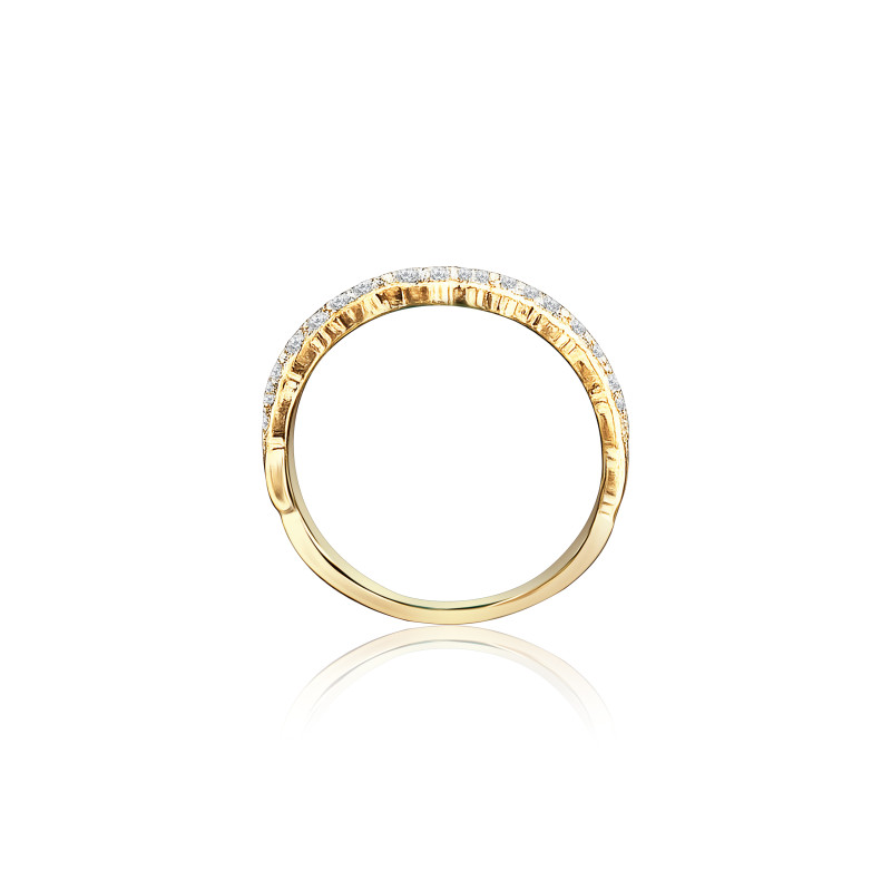 Marquise Dual Row Natural Diamond Women Ring LNLR0627 | IGI CERTIFIED