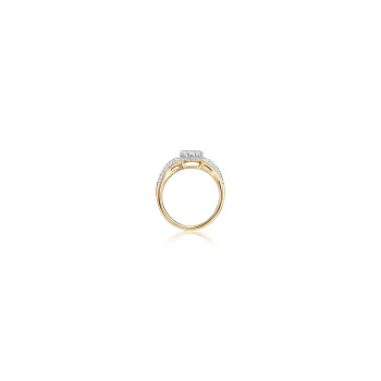 Infinity Knot Pave Natural Diamond Women Ring LNLR0629 | IGI CERTIFIED