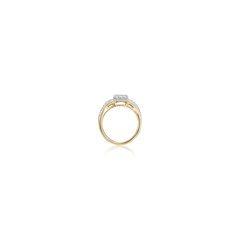Infinity Knot Pave Natural Diamond Women Ring LNLR0629 | IGI CERTIFIED