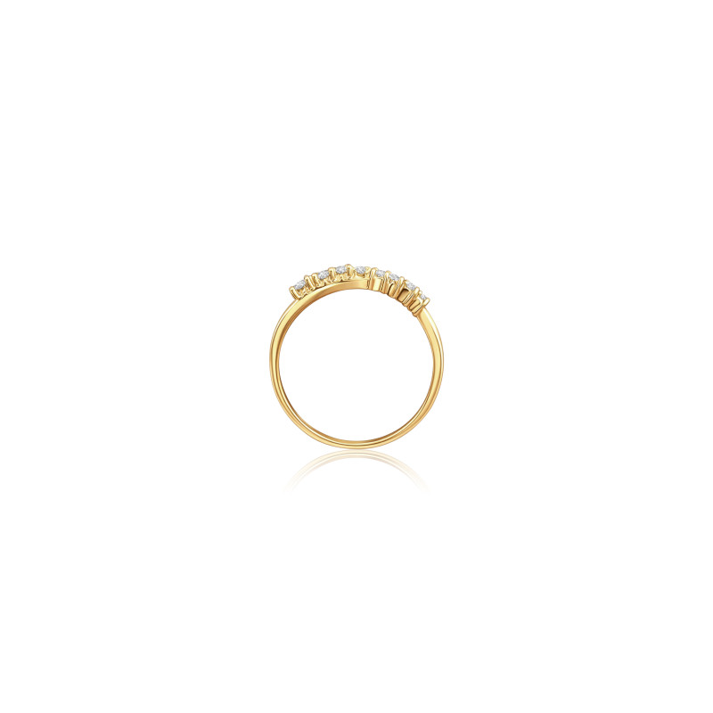 Interlocking Twist Natural Diamond Women Ring LNLR0632 | IGI CERTIFIED