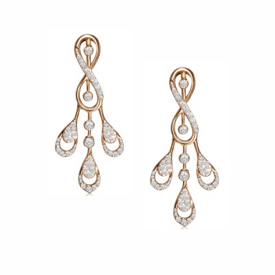 Glamorous Natural Diamond Necklace Set – LNNS0163