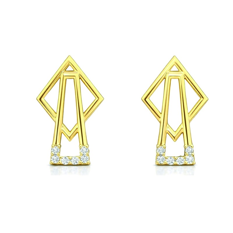 natural diamond earrings lightweight