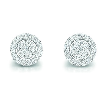 LNER0657 Real Diamond Earrings Elegant Wear | Nova Lustre Diamond