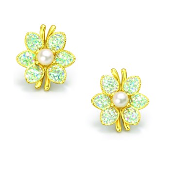 LNER0658 Natural Diamond Earrings Stylish | IGI Certified