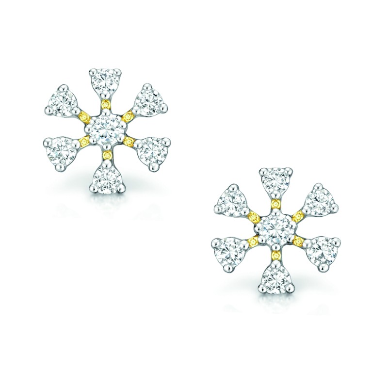 classic diamond earrings