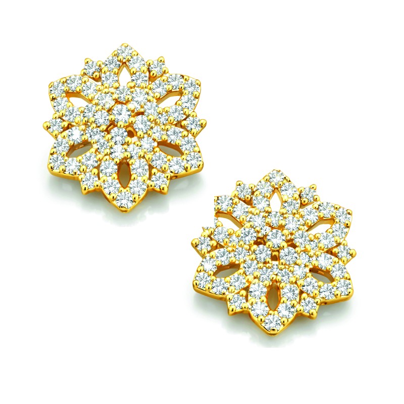 stylish diamond earrings