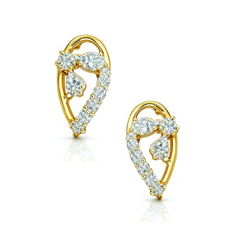 LNER0688 Natural Diamond Earrings Daily Wear | Nova Lustre Diamond