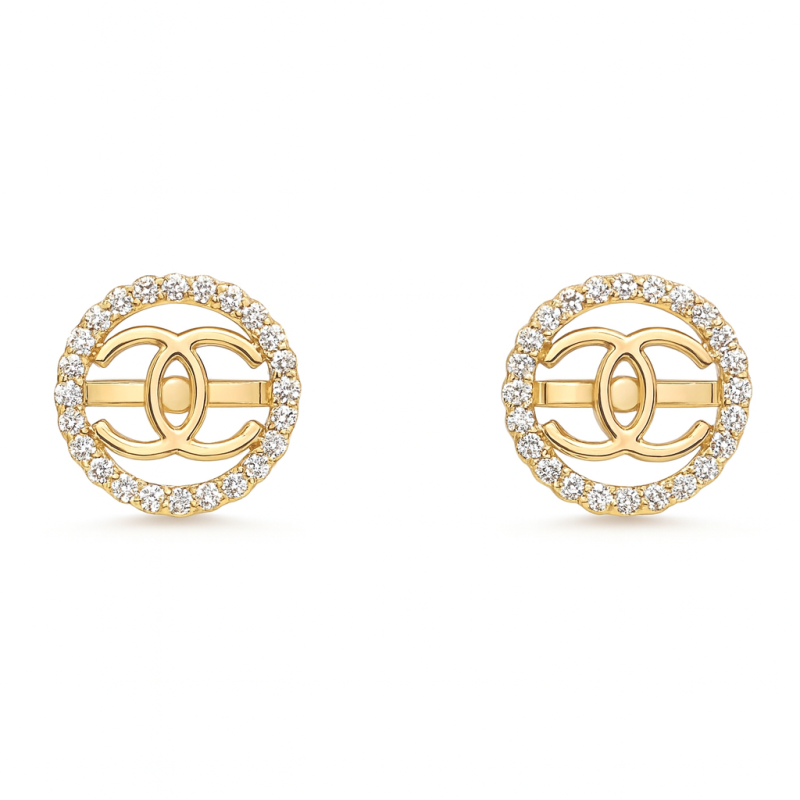 Bold Natural Diamond Hoop Earrings LNER0739 | IGI Certified