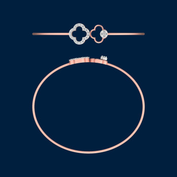 Clover Real Diamond Kada LNBR0273 | IGI Certified