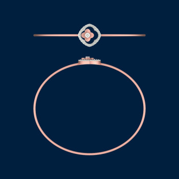 Flower Cluster Natural Diamond Kada LNBR0276 | IGI Certified