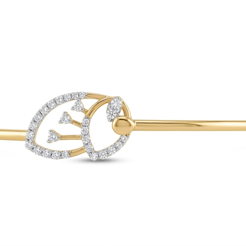 Arrow of Love Real Diamond Women Kada LNBR0216 | IGI Certified