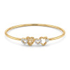 Triple Heart Natural Diamond Kada LNBR0226 | IGI Certified