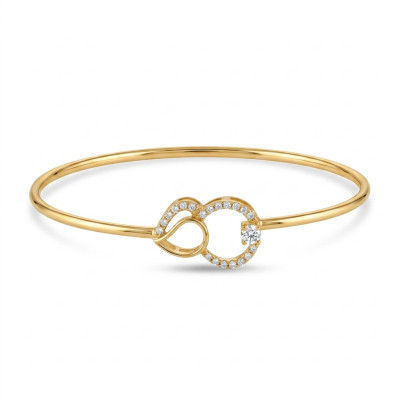 Serene Balance Real Diamond Women Kada LNBR0227 | IGI Certified