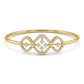 Floral Real Diamond Kada LNBR0235 | IGI Certified