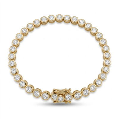 Full Real Diamond Tennis Kada LNBR0256 | IGI Certified