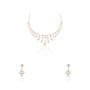 Charming Natural Diamond Necklace Set – LNNS0068