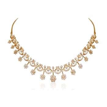 Royal Natural Diamond Necklace Set – LNNS0159
