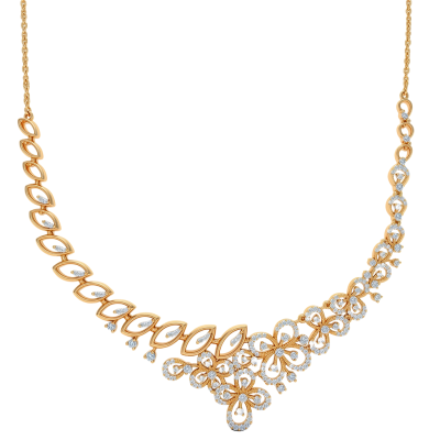 Signature Natural Diamond Necklace Set – LNNS0197