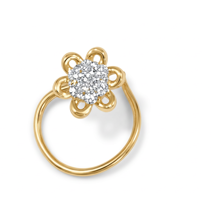 LNNP0057 Natural Diamond Nose Pin IGI Certified – Elegant Daily Sparkle
