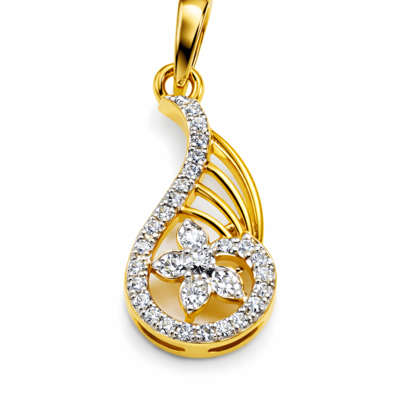 Real Diamond pendant by Nova Lustre IGI Certified