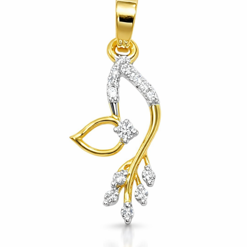 Real Diamond pendant by Nova Lustre IGI Certified