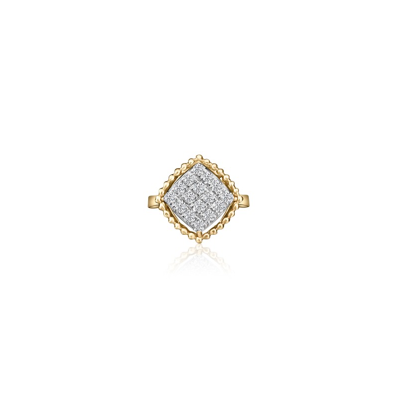 LNLR0431 real diamond ring IGI approved Nova Lustre jewellery