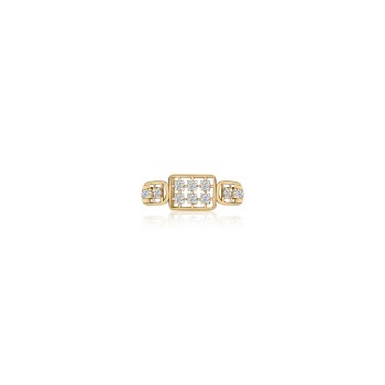 LNLR0446 IGI Certified Diamond Ring in Refined Style