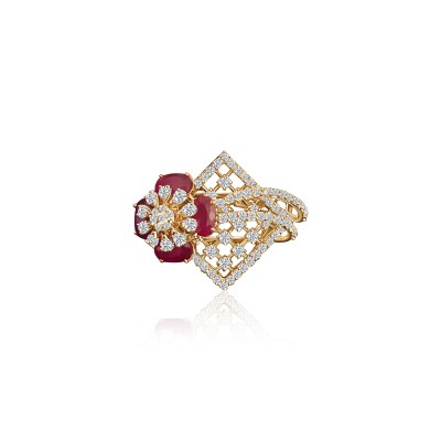 LNLR0591 real diamond ring with IGI certification Nova Lustre