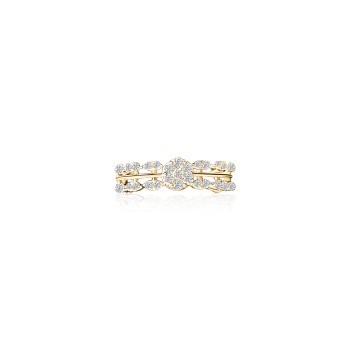 LNLR0597 Natural Diamond Ring with IGI Certification