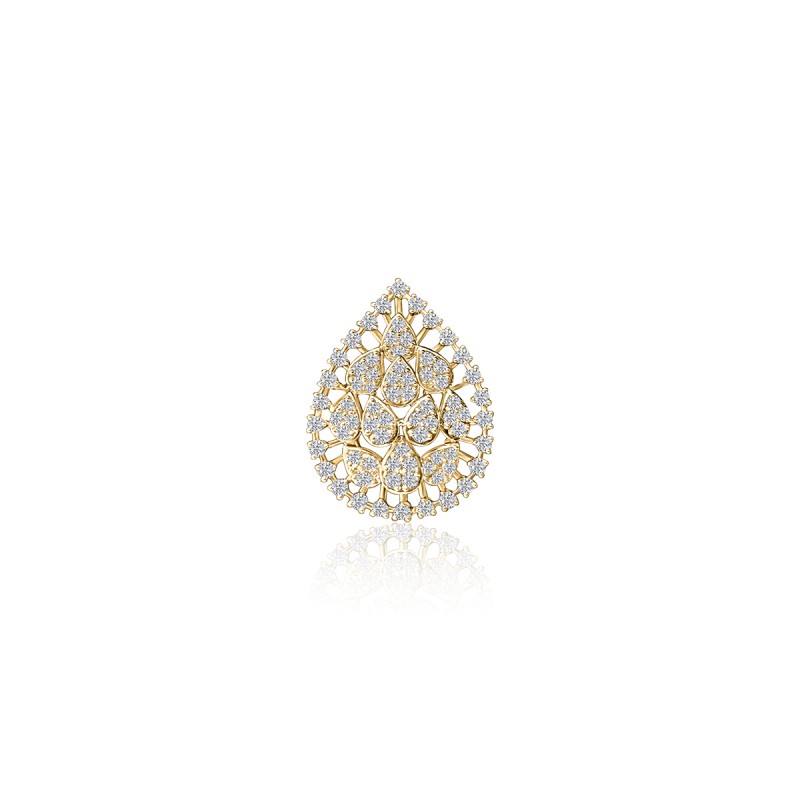 LNLR0600 modern IGI certified diamond ring Nova Lustre