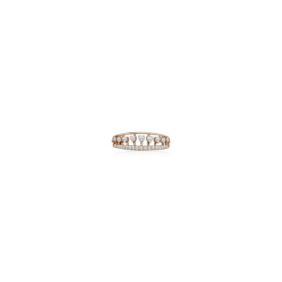 Crown Dual Band Real Diamond Women Ring LNLR0615 | IGI CERTIFIED