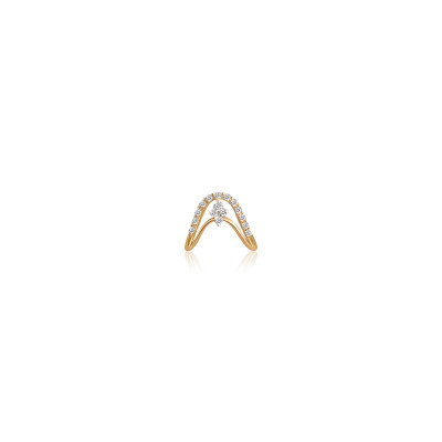 Trilogy Arch Natural Diamond Women Ring LNLR0624 | IGI CERTIFIED